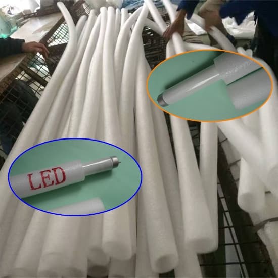 EPE Foam Tube Protectors for LED Lights